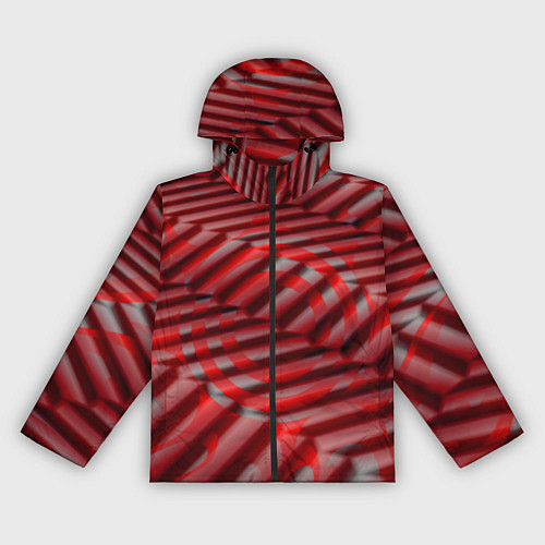 Женская ветровка Горящие плитки / 3D-Черный – фото 1