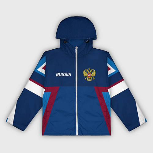 Женская ветровка Спортивная Россия / 3D-Белый – фото 1