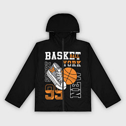 Ветровка с капюшоном женская Basketball New York, цвет: 3D-черный