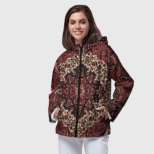 Женская ветровка Ковролин / 3D-Черный – фото 3