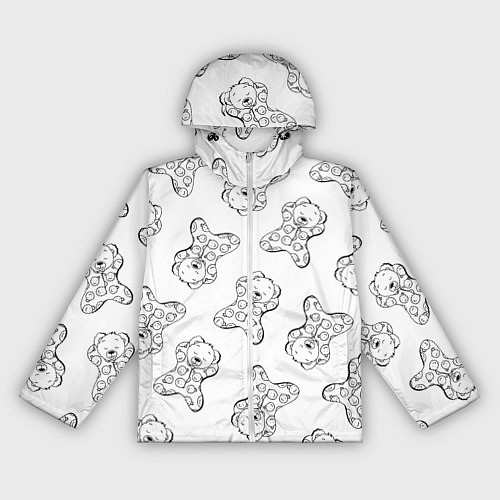 Женская ветровка Сончас у медвежат - раскраска / 3D-Белый – фото 1