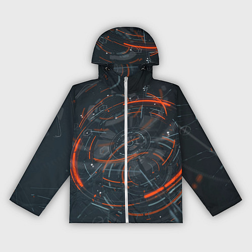 Женская ветровка Часовой механизм киберпанк / 3D-Белый – фото 1