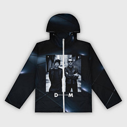 Ветровка с капюшоном женская Depeche Mode - Мартин и Дэйв, цвет: 3D-белый
