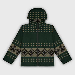 Ветровка с капюшоном женская Паттерн СССР 80 Слово пацана сериал, цвет: 3D-черный