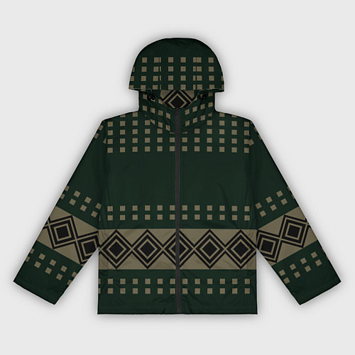 Женская ветровка Паттерн СССР 80 Слово пацана сериал / 3D-Черный – фото 1