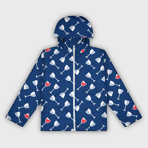 Женская ветровка Бокальчик винишка / 3D-Белый – фото 1