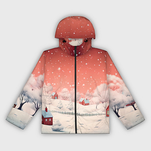 Женская ветровка Волшебство новогодней ночи / 3D-Черный – фото 1