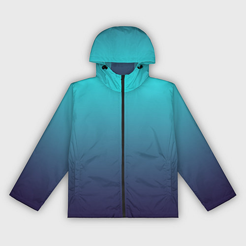 Женская ветровка Подводный градиент / 3D-Черный – фото 1