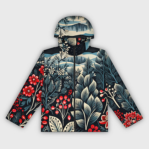 Женская ветровка Хрустальные рисунки / 3D-Черный – фото 1