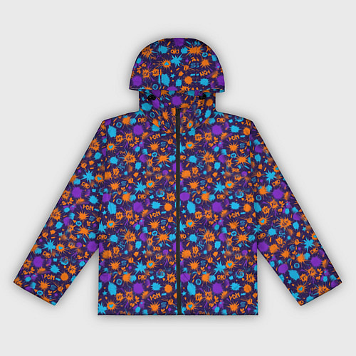 Женская ветровка Взрывной арт / 3D-Черный – фото 1