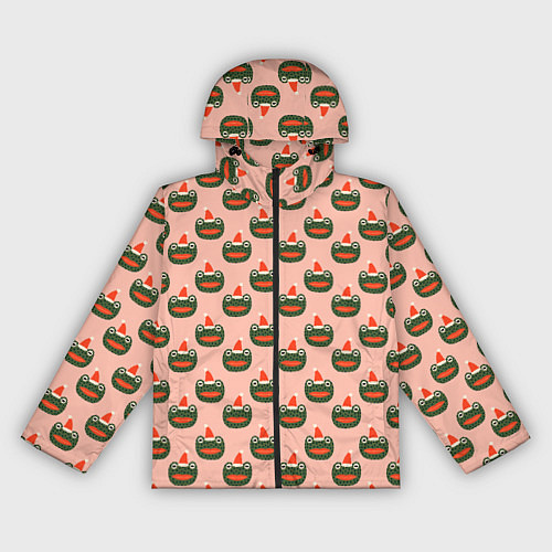 Женская ветровка Рождественская лягушка / 3D-Черный – фото 1