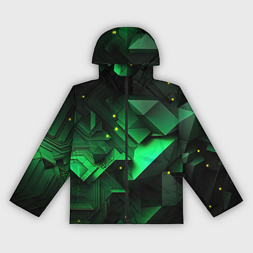 Женская ветровка Визуальные иллюзии в геометрии / 3D-Черный – фото 1