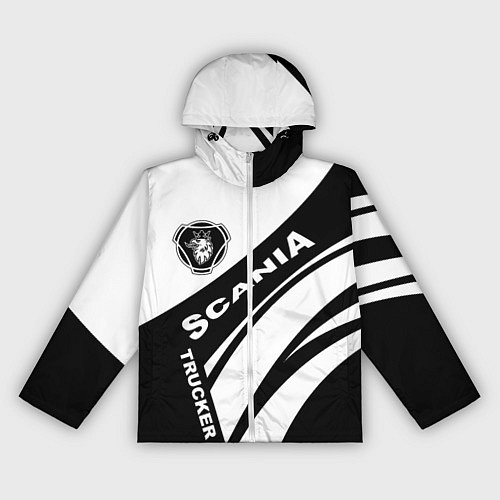 Женская ветровка Scania дальнобойщик / 3D-Белый – фото 1