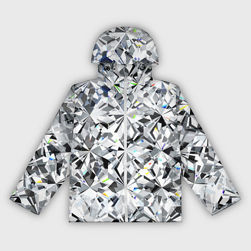 Женская ветровка Магия бриллиантового мерцания / 3D-Белый – фото 1