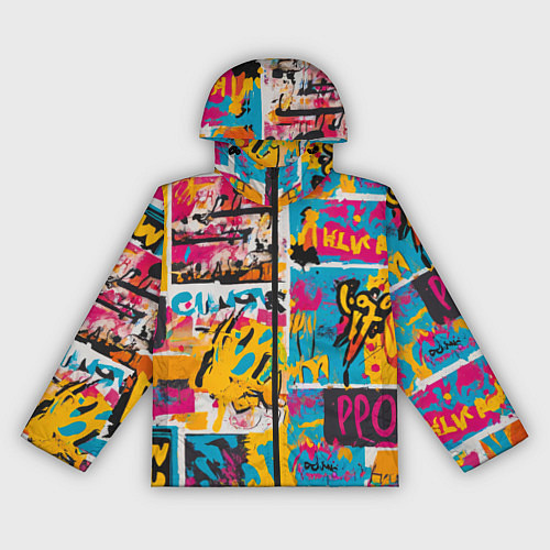 Женская ветровка В стиле поп арт / 3D-Черный – фото 1