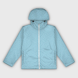 Ветровка с капюшоном женская Паттерн из простых линий, цвет: 3D-белый