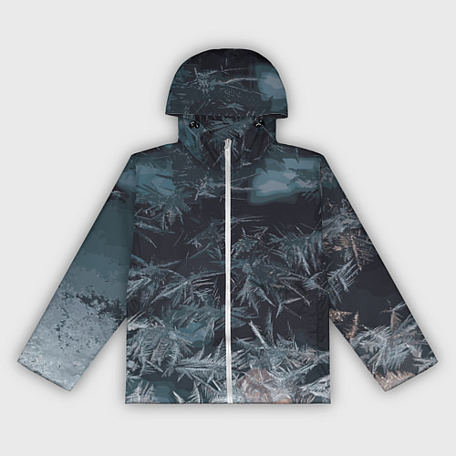 Женская ветровка Зимний шарм снежинок / 3D-Белый – фото 1