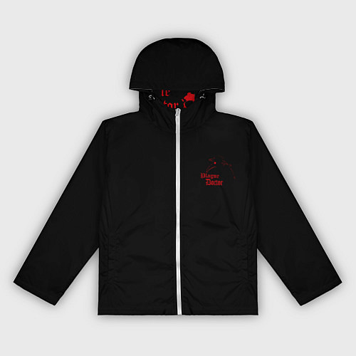 Женская ветровка Чумной доктор Red / 3D-Белый – фото 1