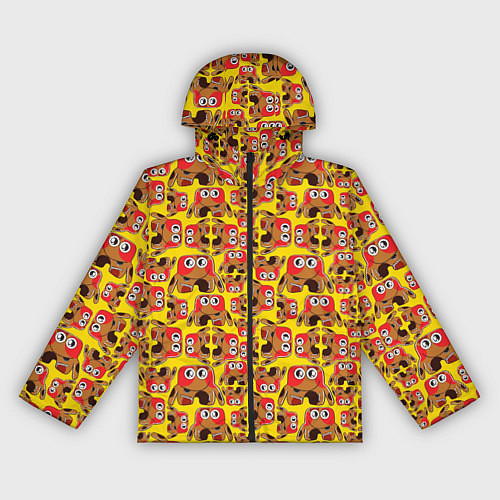 Женская ветровка Мультяшные разноцветные монстрики / 3D-Черный – фото 1