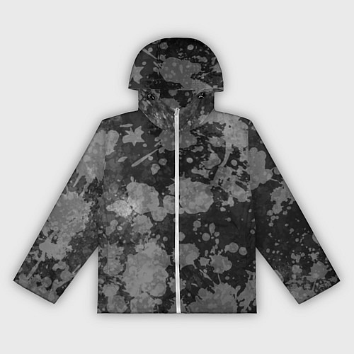 Женская ветровка Абстракция - светлое на темном / 3D-Белый – фото 1