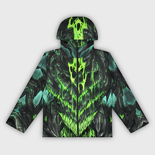 Женская ветровка Green slime / 3D-Черный – фото 1