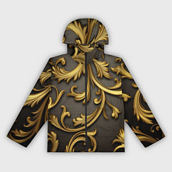 Ветровка с капюшоном женская Gold abstract, цвет: 3D-черный