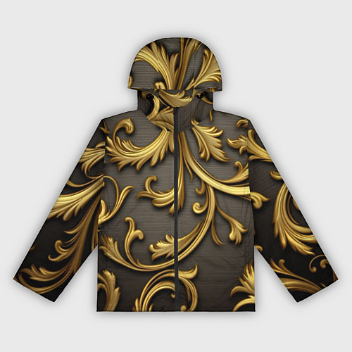 Женская ветровка Gold abstract / 3D-Черный – фото 1