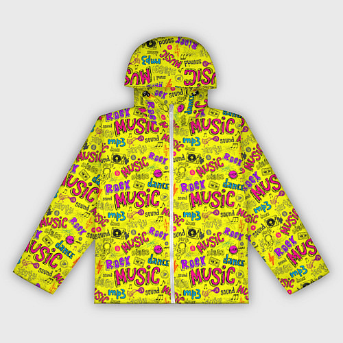 Женская ветровка Music dance / 3D-Белый – фото 1