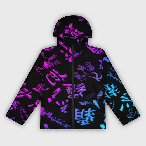 Женская ветровка Tokyos Revenge neon logo / 3D-Черный – фото 1