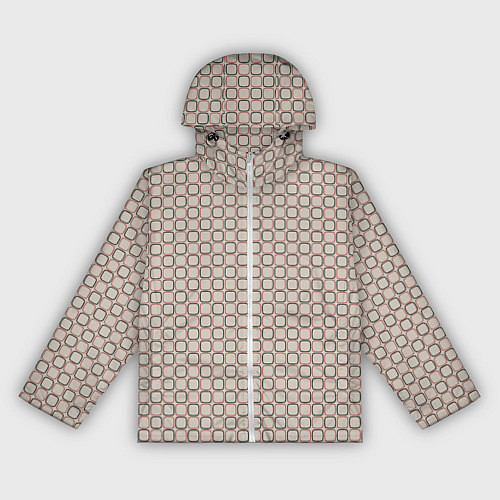 Женская ветровка В клетку стиль 60-х / 3D-Белый – фото 1