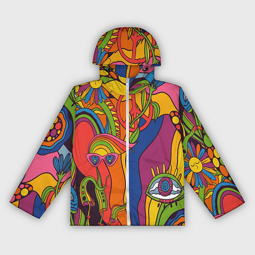 Женская ветровка Психоделика и третий глаз / 3D-Белый – фото 1