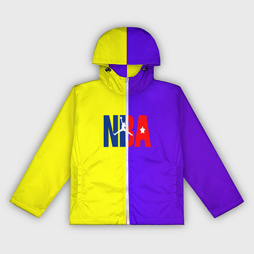 Женская ветровка NBA sport полосы / 3D-Белый – фото 1