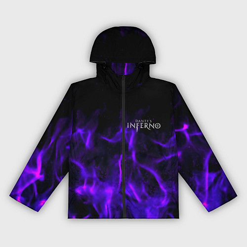 Женская ветровка Dantes Inferno flame neon / 3D-Черный – фото 1