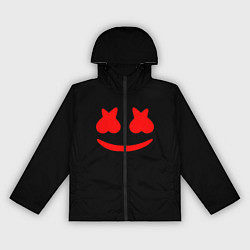 Ветровка с капюшоном женская Маршмеллоу Comstock, цвет: 3D-черный