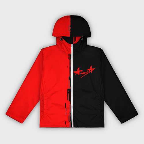 Женская ветровка Алиса рок группа краски альбом / 3D-Белый – фото 1