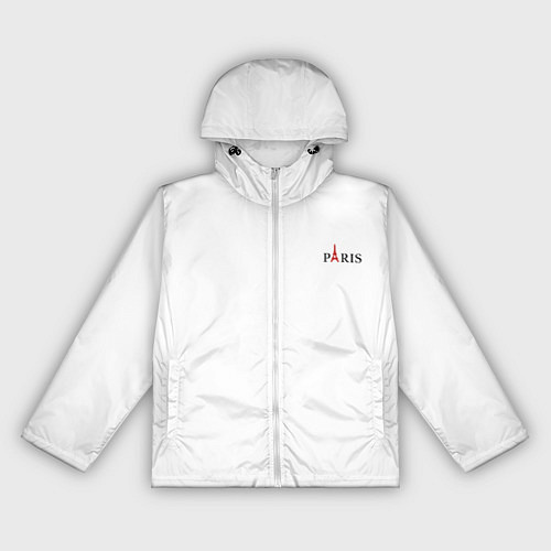 Женская ветровка Paris city / 3D-Белый – фото 1