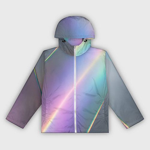 Женская ветровка Металлическая голография / 3D-Белый – фото 1