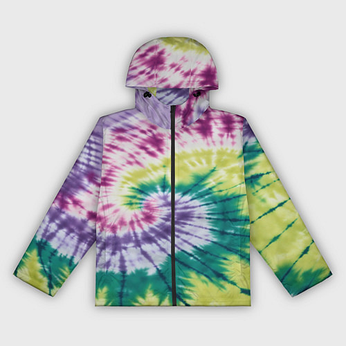 Женская ветровка Тай-дай скруточка / 3D-Черный – фото 1