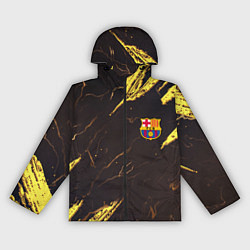 Ветровка с капюшоном женская Barcelona краски текстура, цвет: 3D-черный