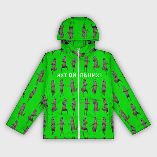 Женская ветровка Ихвильнихт волк / 3D-Белый – фото 1