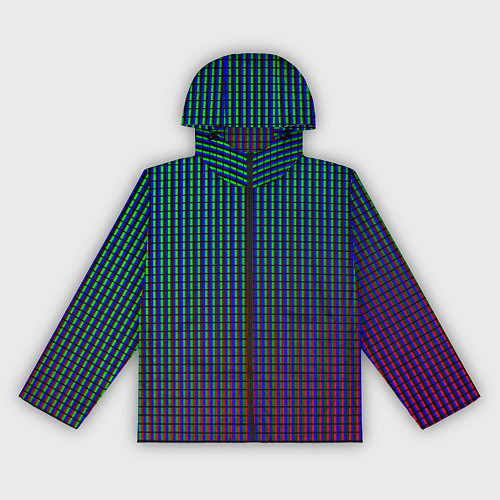 Женская ветровка Неоновые светящиеся полосы / 3D-Черный – фото 1