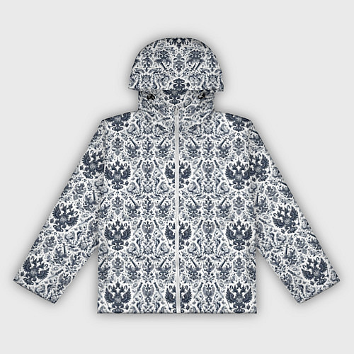 Женская ветровка Греб России паттерн / 3D-Белый – фото 1