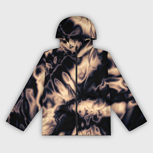 Женская ветровка Абстракция шёлк / 3D-Черный – фото 1
