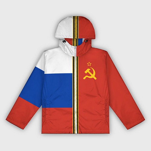 Женская ветровка Россия и СССР / 3D-Белый – фото 1