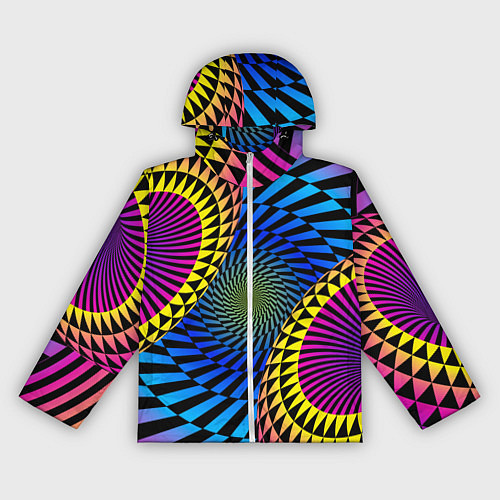 Женская ветровка Абстрактный узор / 3D-Белый – фото 1