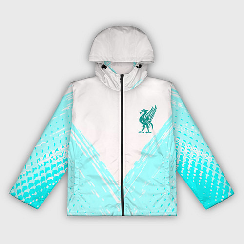 Женская ветровка Liverpool logo texture fc / 3D-Черный – фото 1
