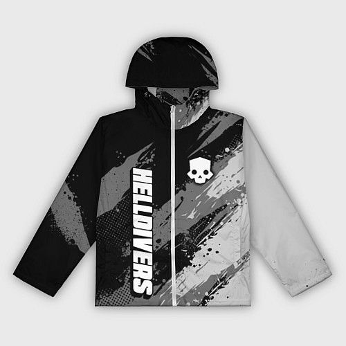 Женская ветровка Helldivers 2: Skull Logo / 3D-Белый – фото 1