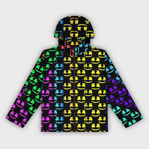 Женская ветровка Marshmello градиент колор / 3D-Черный – фото 1