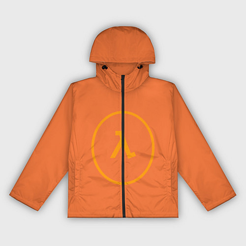 Женская ветровка Half-Life оранжевый / 3D-Черный – фото 1