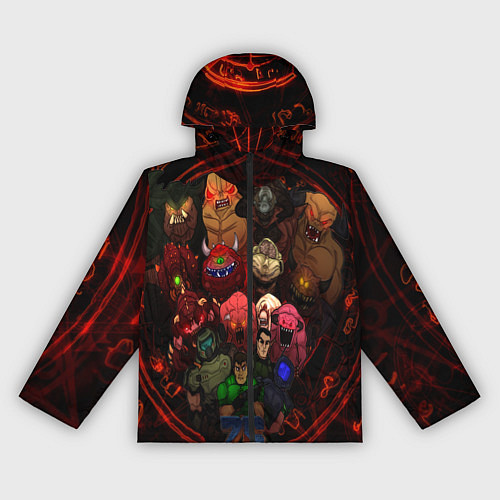 Женская ветровка 25 лет DOOM / 3D-Черный – фото 1